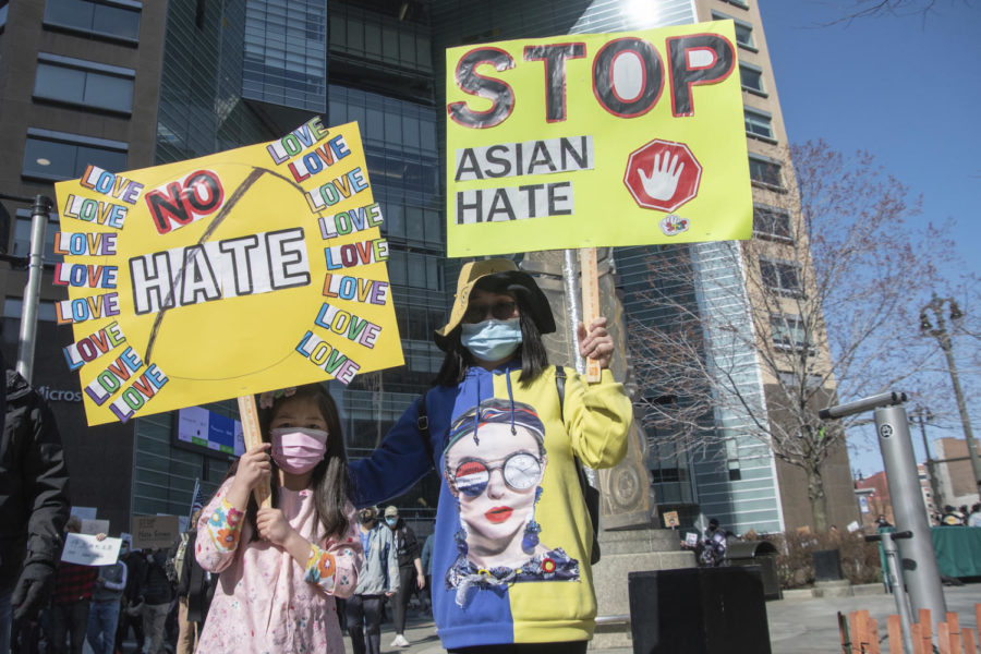 Activists met at Spirit Plaza in the city of Detroit to hold a Stop Asian Hate rally and march on March 27, 2021, standing in solidarity with cities across the nation fighting against white supremacy and racism. 