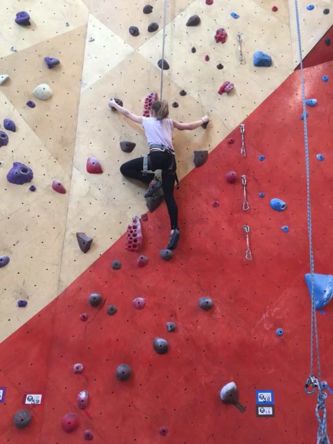 An+image+of+a+climbing+wall+at+Brooklyn+Boulders