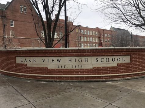 Lake View High School, a CPS neighborhood school, on the morning of January 13, 2022.