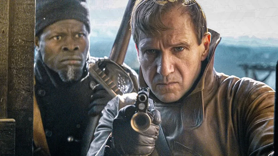 Djimon+Hounsou+and+Ralph+Fiennes+in+The+Kings+Man