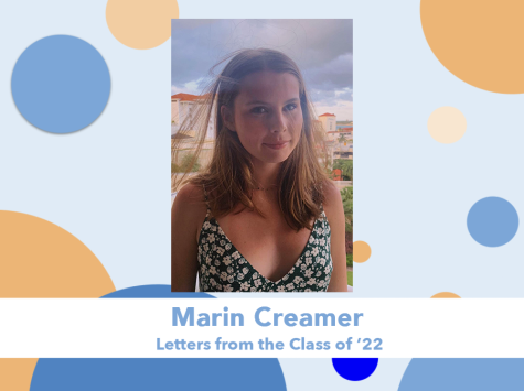 Letters From Class of 22: Marin Creamer
