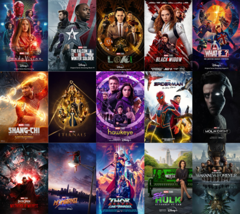 Posters are created for each new show and movie, including all 15 from Phase Four