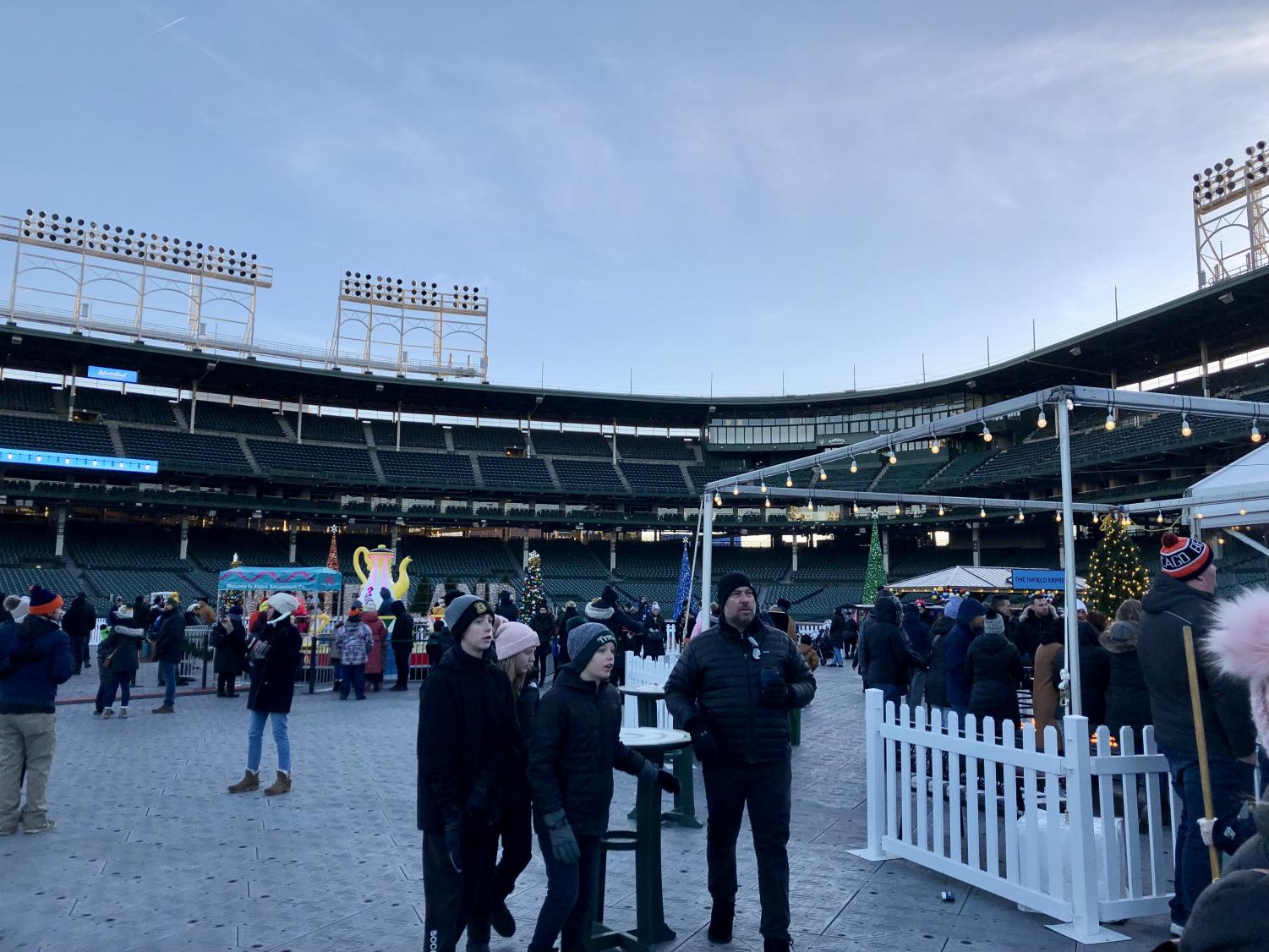 Skating through the outfield: Wrigley Field adds 'Winterland' to