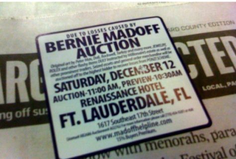 The sticker on the front page of the December 2009 issue of the Sun-Sentinel.