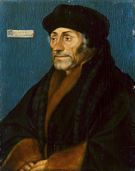 Photo of Desiderius Erasmus, the eponym of the Erasmus Society.