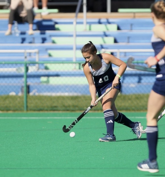 Junior Abby Krasaeath gets ready to pass to a teammate.