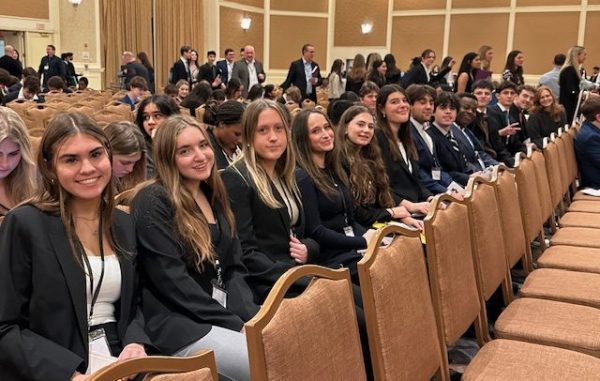 Latin students wear formal attire at Princeton Model Congress.