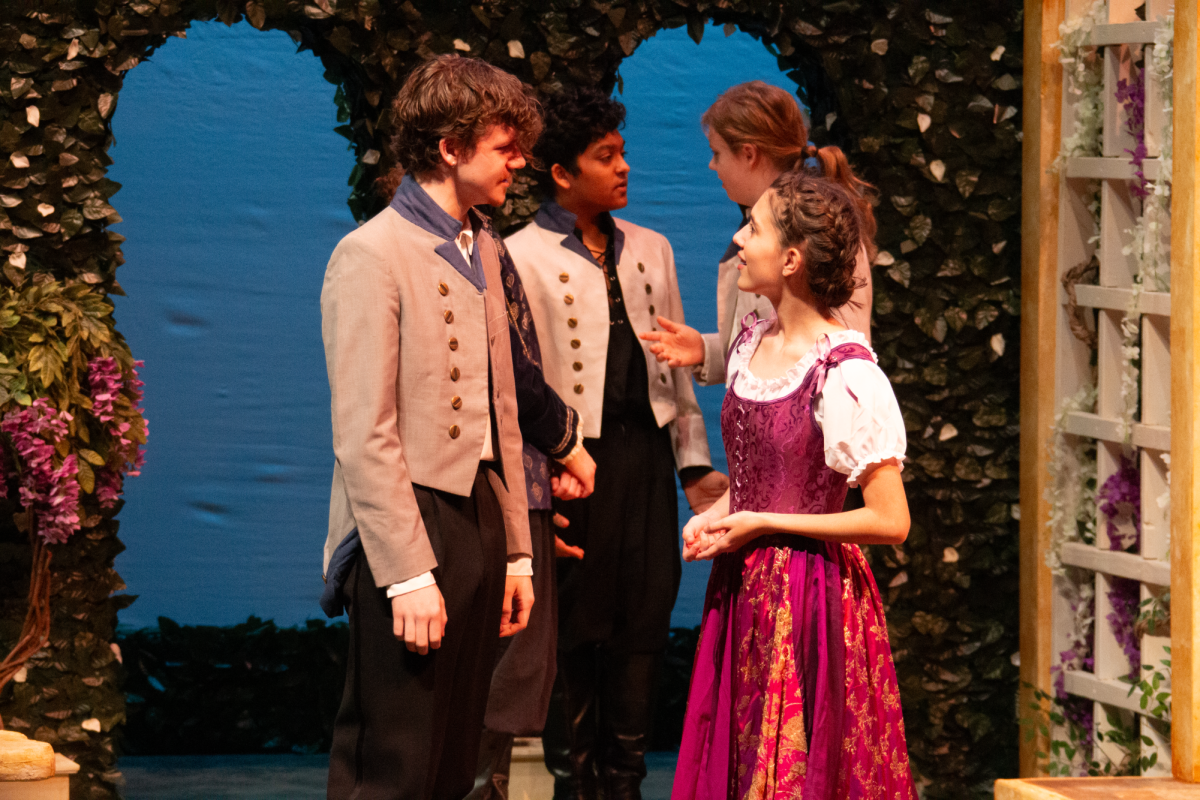 Students perform in "Much Ado About Nothing."