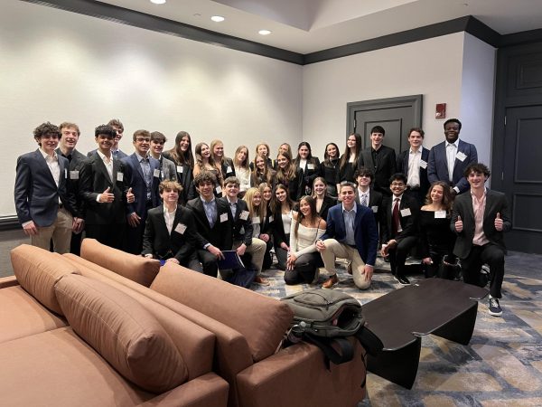 Model Congress poses for a photo at the Harvard Model Congress Conference in Boston.