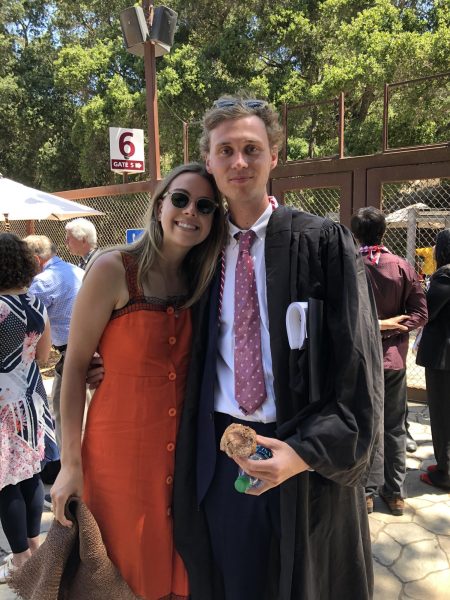 Will and Isabella at Will's graduation from Stanford University. 