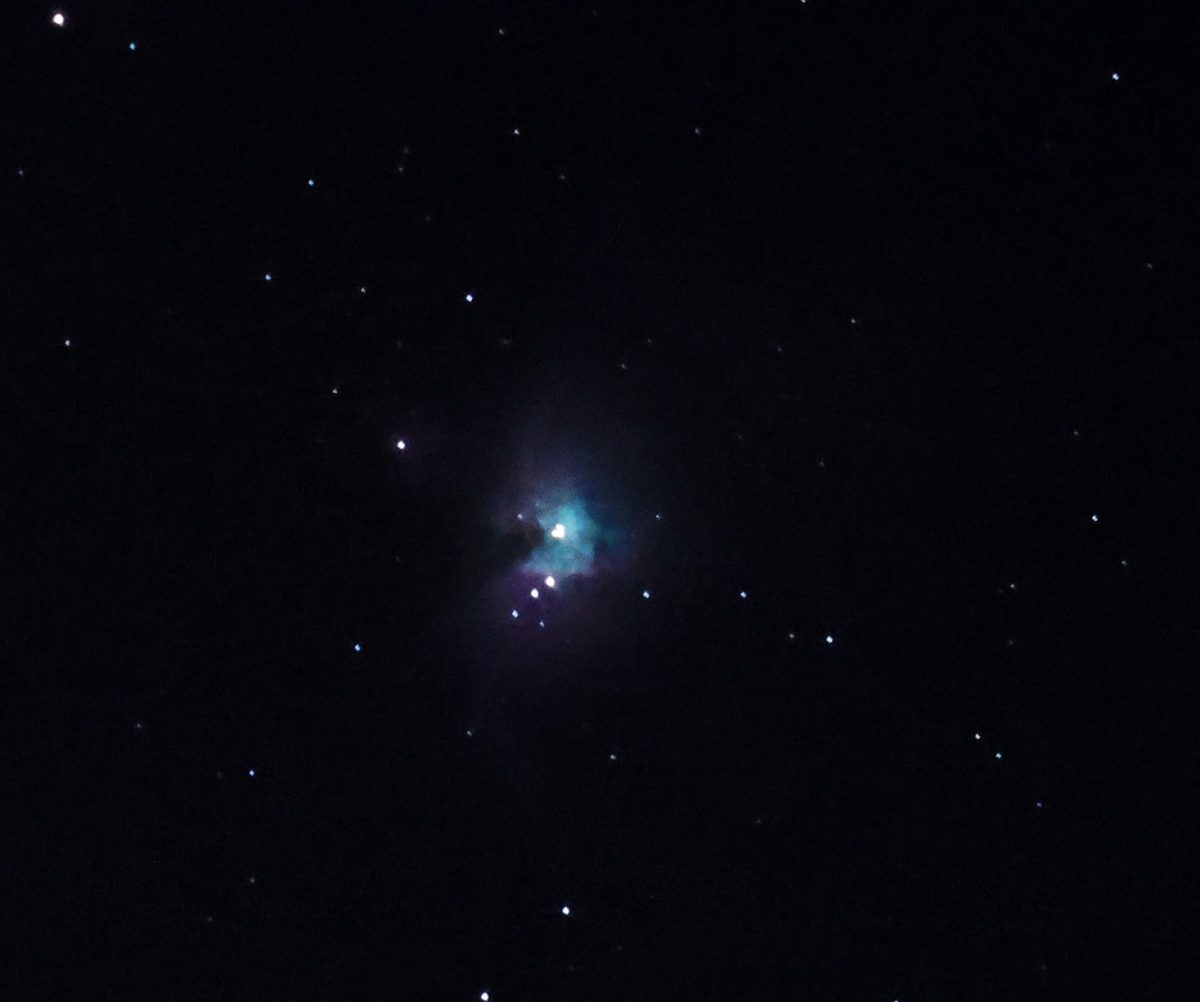 In Stellar Astronomy, students learn about observing objects in space, including the Orion Nebula (pictured).
