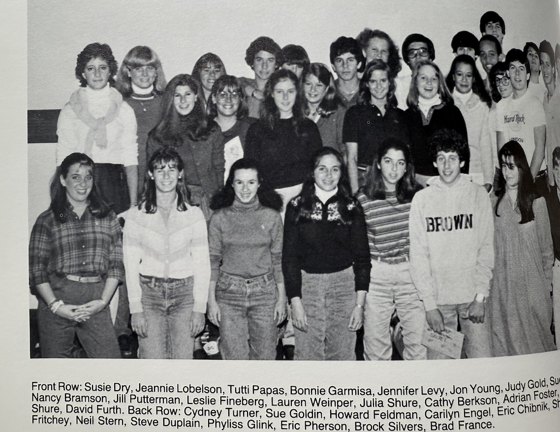 Students at Latin in 1982.