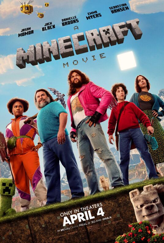 Poster for A Minecraft Movie.
