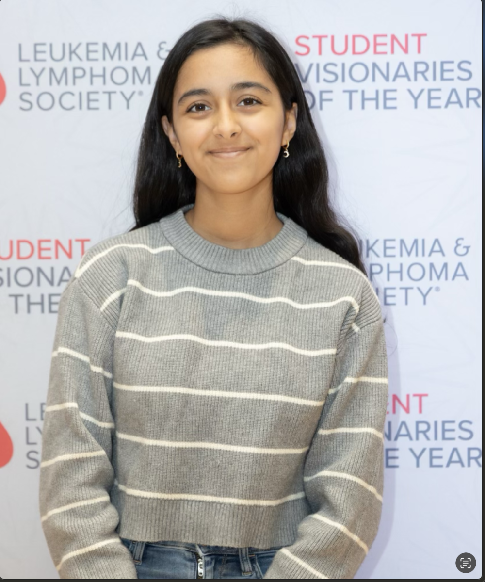 Minha Botello at the Leukemia and Lymphoma Society's Student Visionaries of the Year program. 