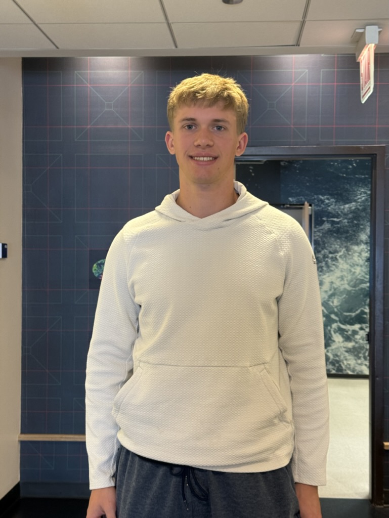 Shane Fifield in the Science Center