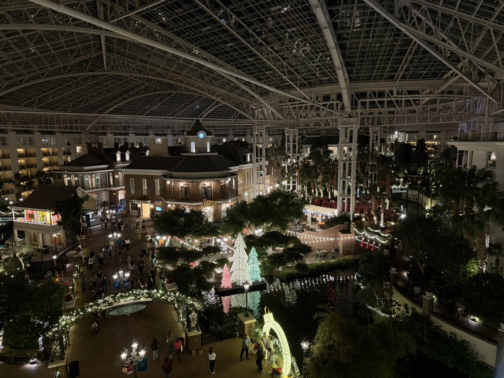 Christmas decorations at the Opryland Resort in Nashville on November 14.