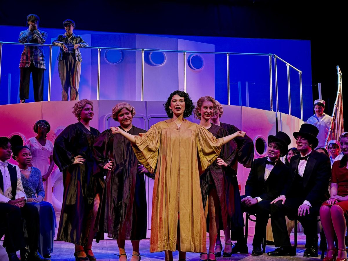 Stella Tate performs during the Upper School musical, "Anything Goes."
