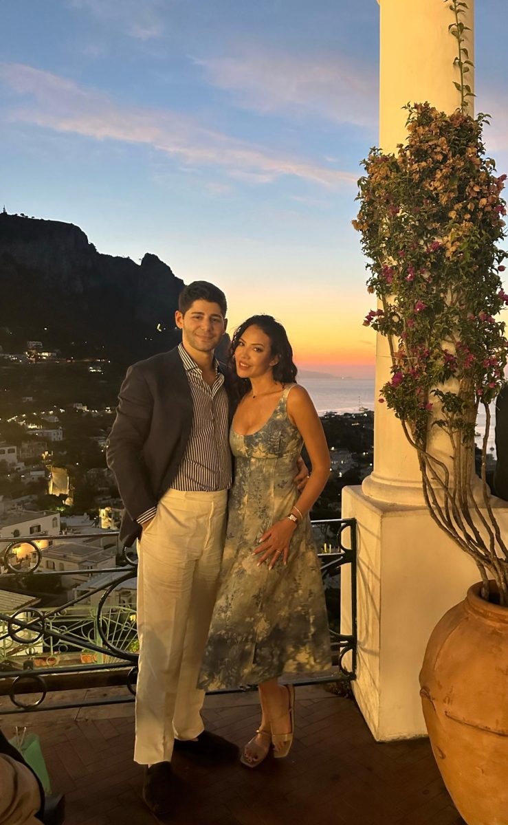 Jack Lubeznik and Nora Becerra first met as students at Latin, but it was many years later that they reconnected and became a couple.