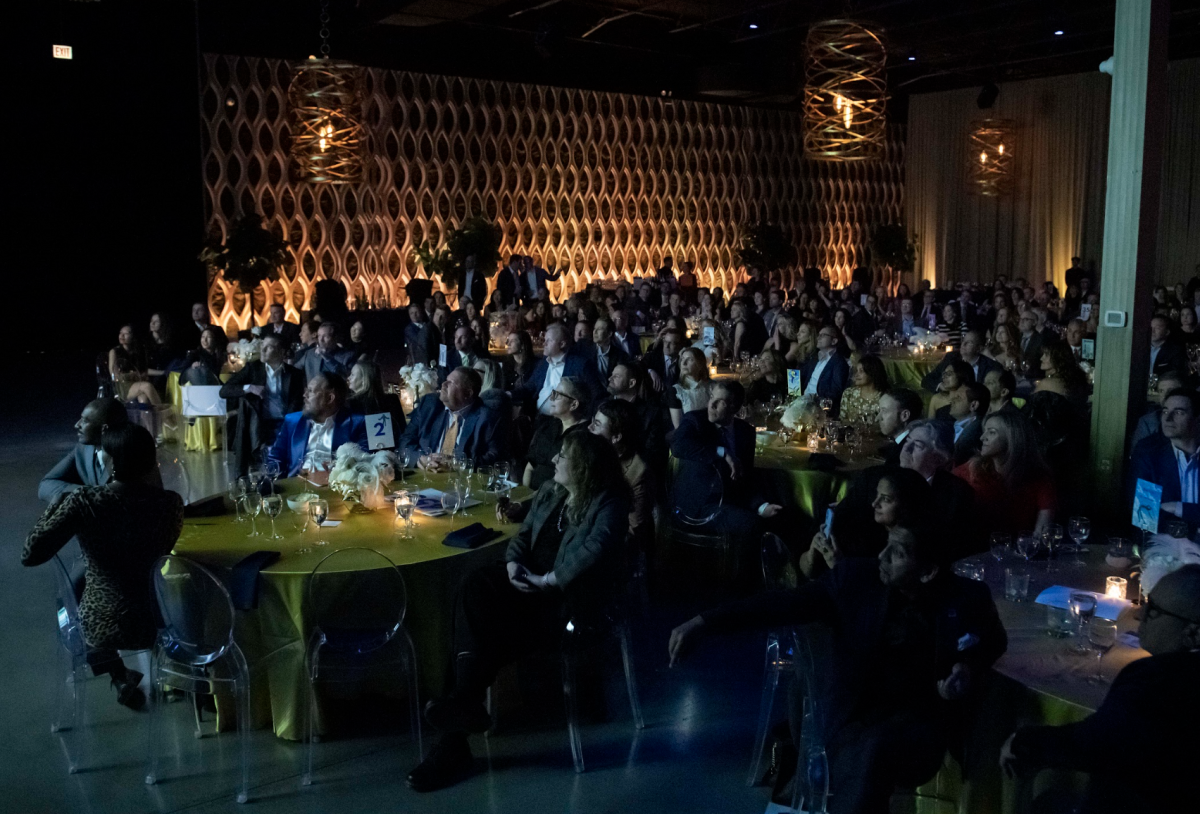 Attendees at the Romans Raise & Revel event.