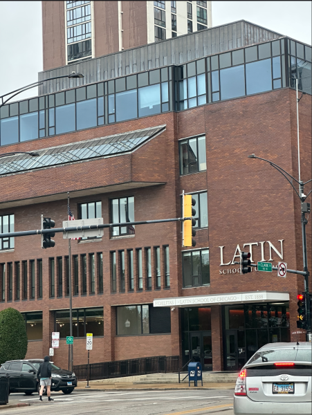 Exterior of the Latin Upper School building
