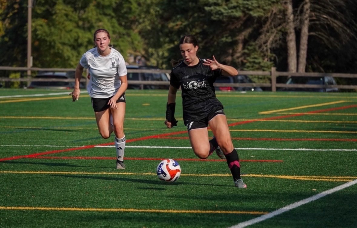 Lauren Rosenberg playing for her club team.