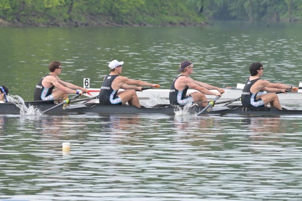 Will and his team glide through the water.